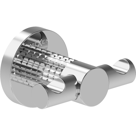 Mexen Triv double towel hook, chrome - 70A33012-00