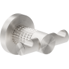 Mexen Triv double towel hook, brushed nickel - 70A33012-97