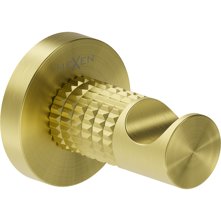 Mexen Triv towel hook, brushed gold - 70A33011-55