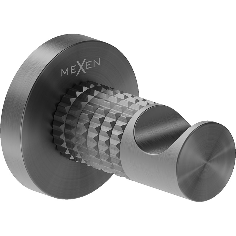Mexen Triv towel hook, brushed gun gray - 70A33011-66