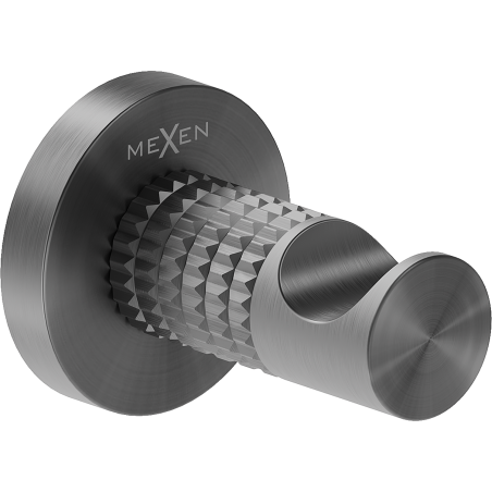 Mexen Triv towel hook, brushed gun gray - 70A33011-66