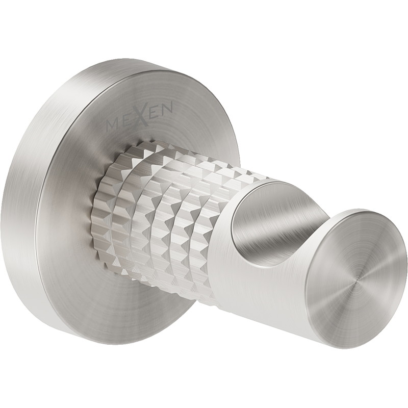 Mexen Triv towel hook, brushed nickel - 70A33011-97