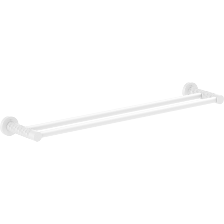 Mexen Triv double towel rack, white - 70A33047-20