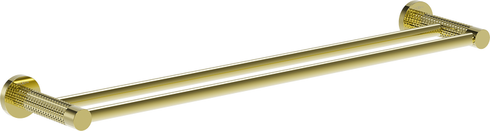 Mexen Triv double towel rack, gold - 70A33047-50