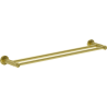 Mexen Triv double towel rack, brushed gold - 70A33047-55
