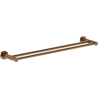Mexen Triv double towel rack, rose gold - 70A33047-60