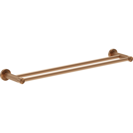 Mexen Triv double towel rack, brushed copper - 70A33047-65