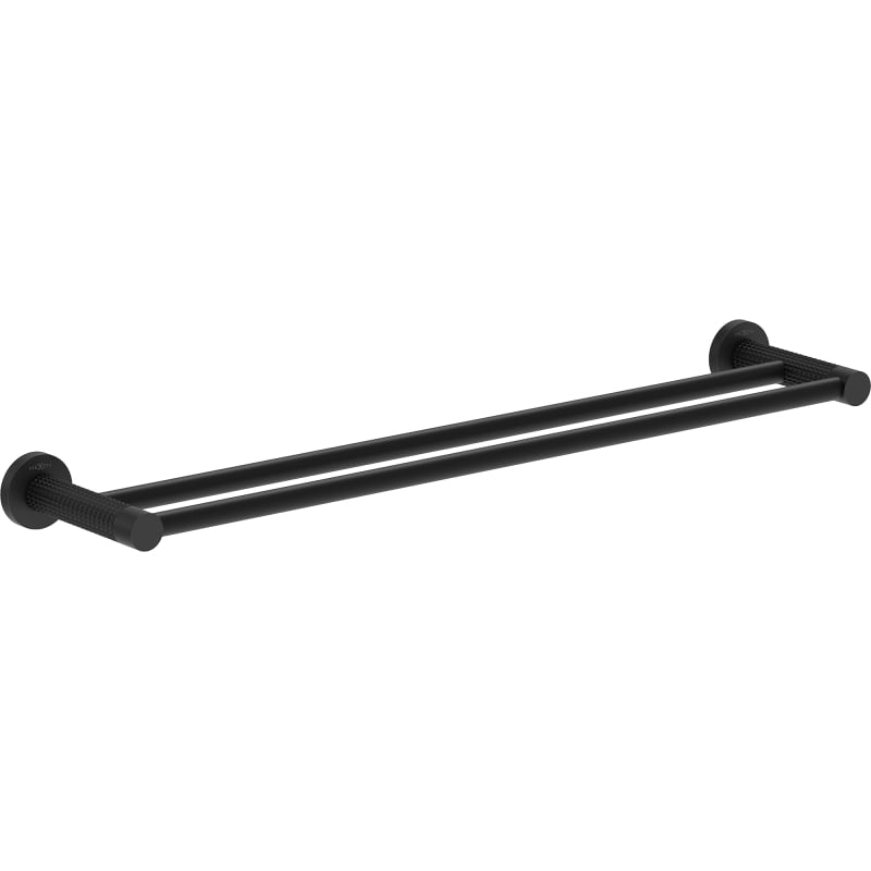 Mexen Triv double towel rack, black - 70A33047-70