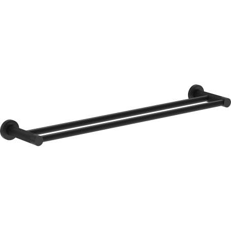 Mexen Triv double towel rack, black - 70A33047-70
