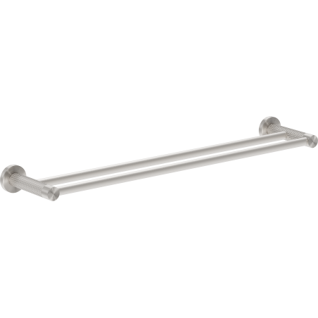 Mexen Triv double towel rack, brushed nickel - 70A33047-97