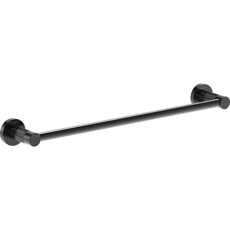 Mexen Triv towel rack, black chrome - 70A33043-73