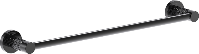Mexen Triv towel rack, black chrome - 70A33043-73