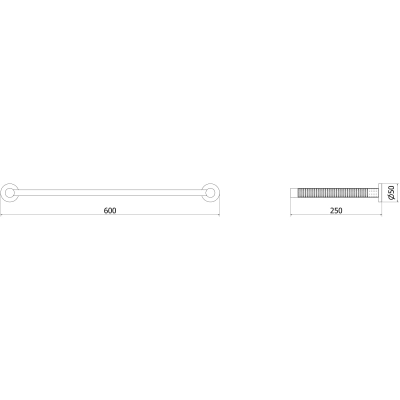 Mexen Triv towel shelf, chrome - 70A33082-00