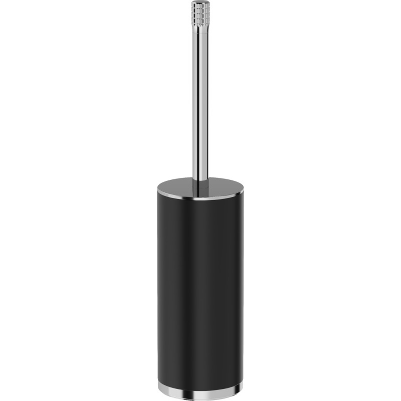 Mexen Triv freestanding toilet brush, black/chrome - 70A33073-00B