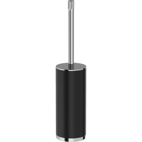 Mexen Triv freestanding toilet brush, black/chrome - 70A33073-00B