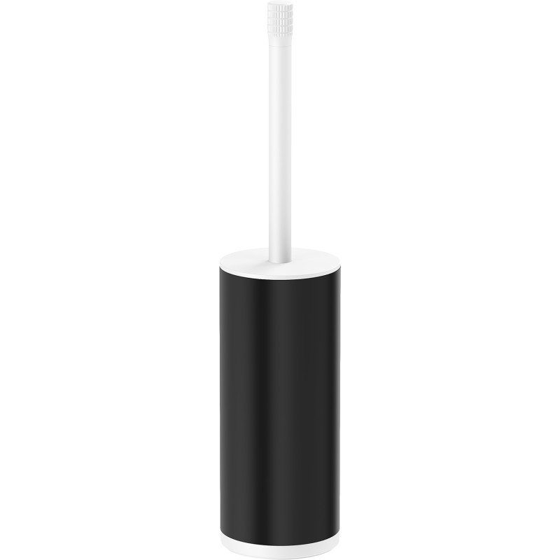 Mexen Triv standing toilet brush, black/white - 70A33073-20B