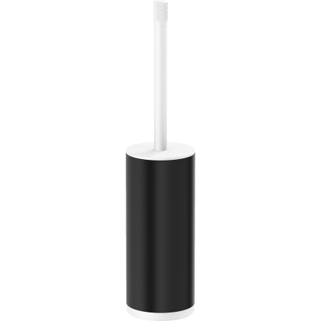 Mexen Triv standing toilet brush, black/white - 70A33073-20B