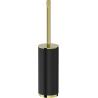 Mexen Triv freestanding toilet brush, black/gold - 70A33073-50B