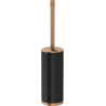 Mexen Triv freestanding toilet brush, black/brushed copper - 70A33073-65B