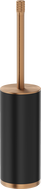 Mexen Triv freestanding toilet brush, black/brushed copper - 70A33073-65B