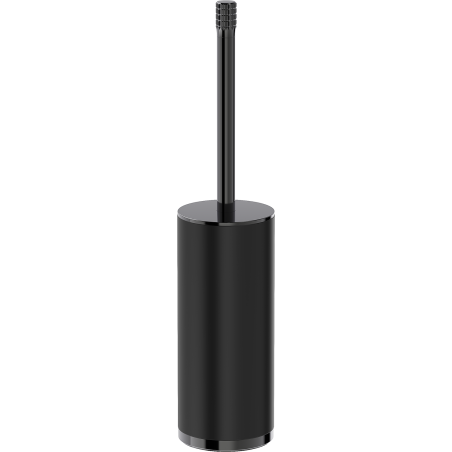Mexen Triv freestanding toilet brush, black/black chrome - 70A33073-73B