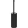 Mexen Triv freestanding toilet brush, black/black chrome - 70A33073-73B