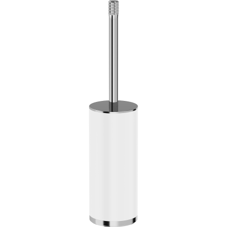 Mexen Triv standing toilet brush, white/chrome - 70A33073-00W