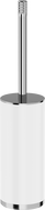 Mexen Triv standing toilet brush, white/chrome - 70A33073-00W