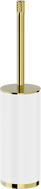 Mexen Triv standing toilet brush, white/gold - 70A33073-50W