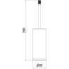 Mexen Triv standing toilet brush, white/gold brushed - 70A33073-55W