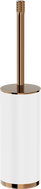Mexen Triv standing toilet brush, white/rose gold - 70A33073-60W