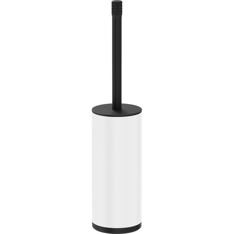 Mexen Triv standing toilet brush, white/black - 70A33073-70W