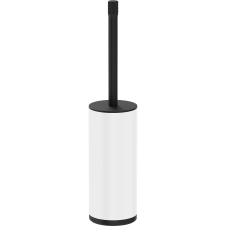 Mexen Triv standing toilet brush, white/black - 70A33073-70W