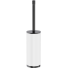 Mexen Triv standing toilet brush, white/black chrome - 70A33073-73W