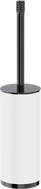 Mexen Triv standing toilet brush, white/black chrome - 70A33073-73W