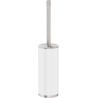 Mexen Triv standing toilet brush, white/brushed nickel - 70A33073-97W