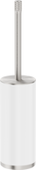 Mexen Triv standing toilet brush, white/brushed nickel - 70A33073-97W