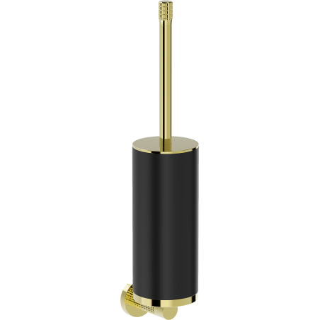 Mexen Triv toilet brush, black/gold - 70A33071-50B