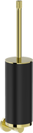 Mexen Triv toilet brush, black/gold - 70A33071-50B