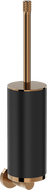 Mexen Triv toilet brush, black/rose gold - 70A33071-60B