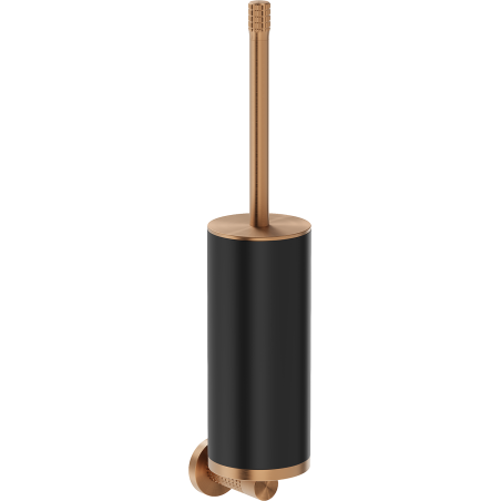 Mexen Triv toilet brush, black/brushed copper - 70A33071-65B