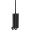 Mexen Triv toilet brush, black/brushed gun gray - 70A33071-66B