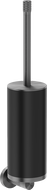 Mexen Triv toilet brush, black/brushed gun gray - 70A33071-66B