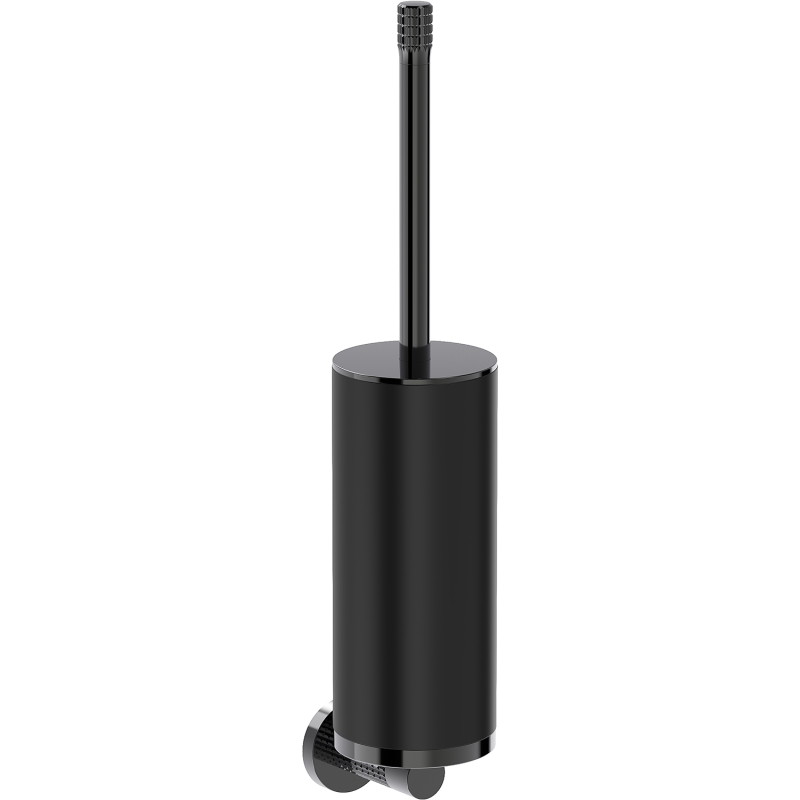 Mexen Triv toilet brush, black/black chrome - 70A33071-73B
