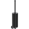 Mexen Triv toilet brush, black/black chrome - 70A33071-73B