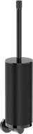Mexen Triv toilet brush, black/black chrome - 70A33071-73B