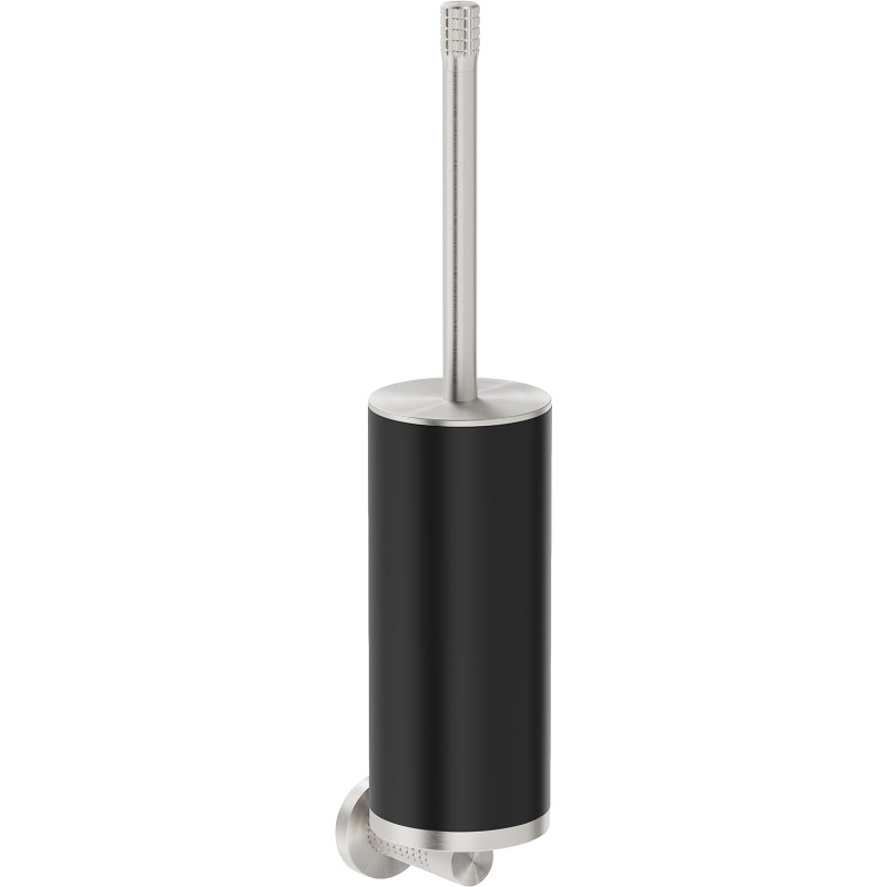 Mexen Triv toilet brush, black/brushed nickel - 70A33071-97B