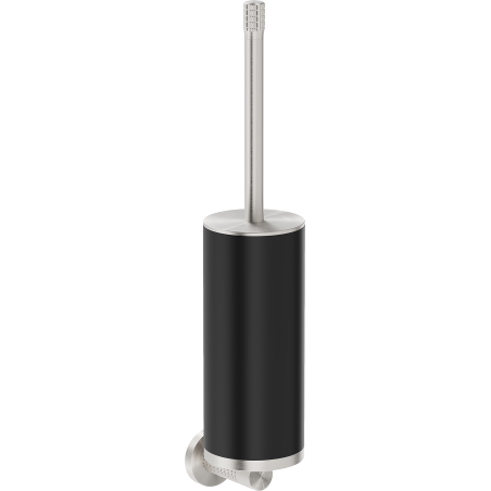 Mexen Triv toilet brush, black/brushed nickel - 70A33071-97B