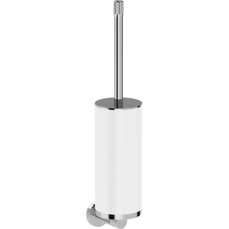 Mexen Triv toilet brush, white/chrome - 70A33071-00W