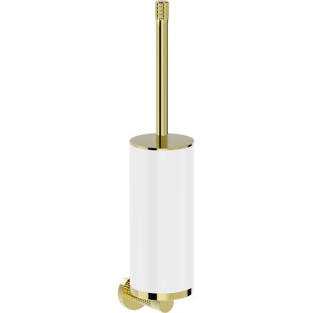 Mexen Triv toilet brush, white/gold - 70A33071-50W